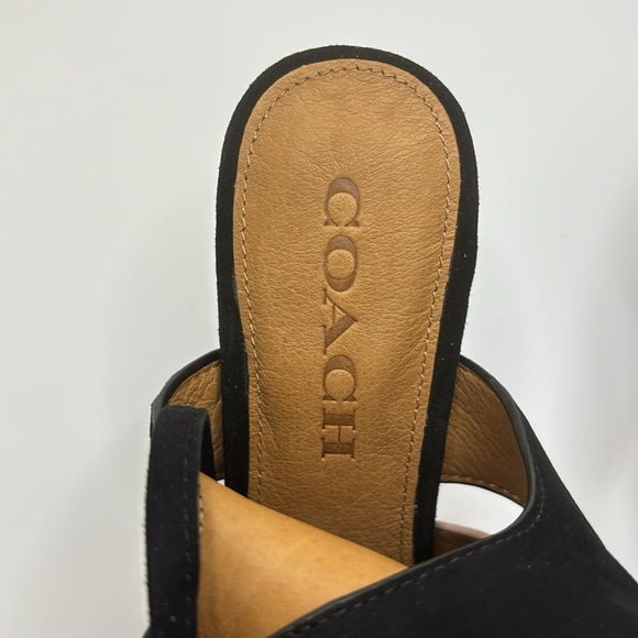 COACH Minetta Land Snake/Suede Heels NIB size 6 - Picture 9 of 13